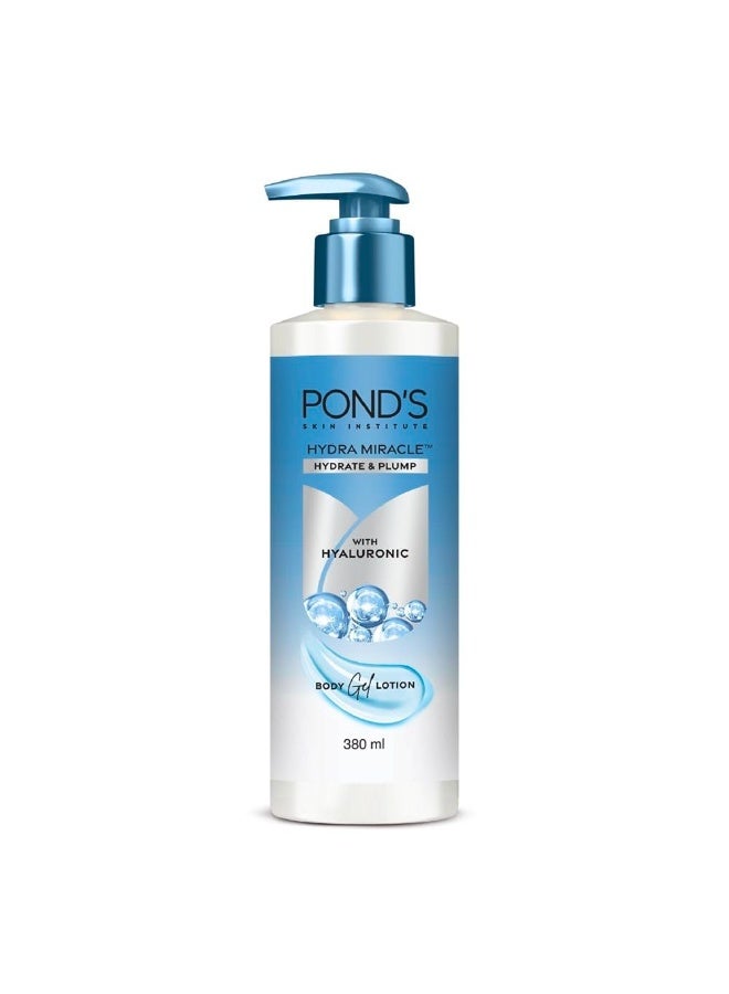 بوندز لوشن جل الجسم هايدرا ميراكل من بوندز، تركيبة مائية، غير دهنية، غير لزجة، غني بحمض الهيالورونيك، سريع الامتصاص، خفيف ومناسب لجميع أنواع البشرة - 380 مل. - Image 1